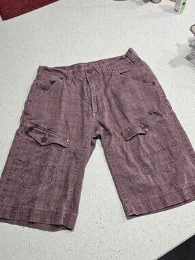 Royal Premium Vtg Y2K Multi Pocket Style Grunge Cargo Hip Hop Shorts Size 30*
